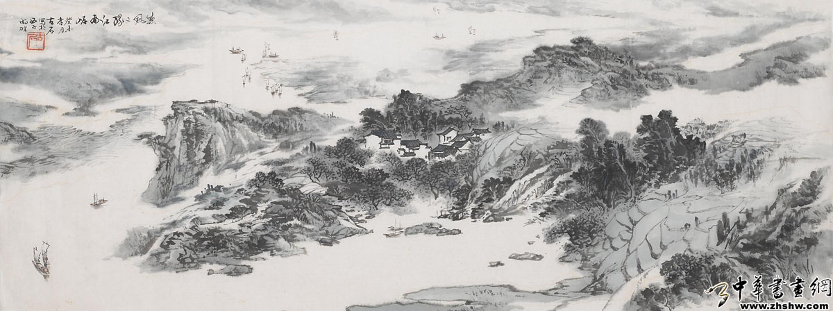 春风又绿江南岸——著名水墨山水画家谢秉初作品欣赏