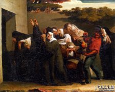 修女的鹦鹉（米勒画作欣赏）