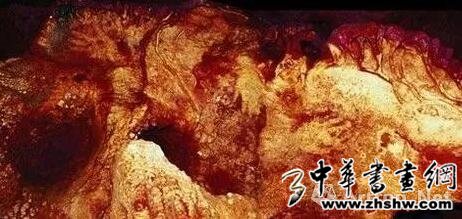 Maltravieso洞穴内的红色手印 图片来源：NBC News