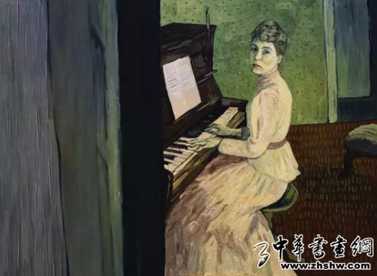 Saoirse Ronan扮演的Marguerite Gachet。图片：Courtesy Good Deed Entertainment and Loving Vincent