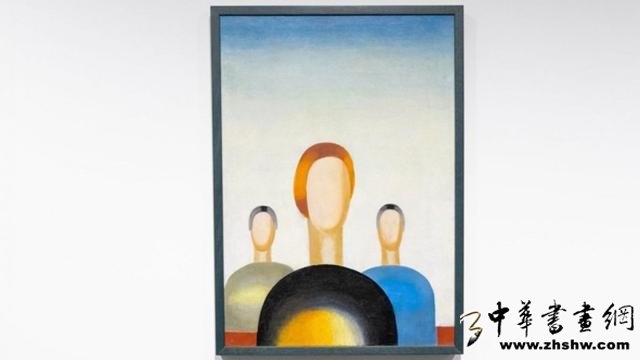 “Three Figures”被毁坏前，图自《艺术新闻报》