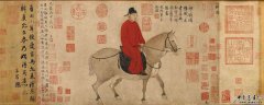 <b>《人骑图》赵孟頫·元代</b>